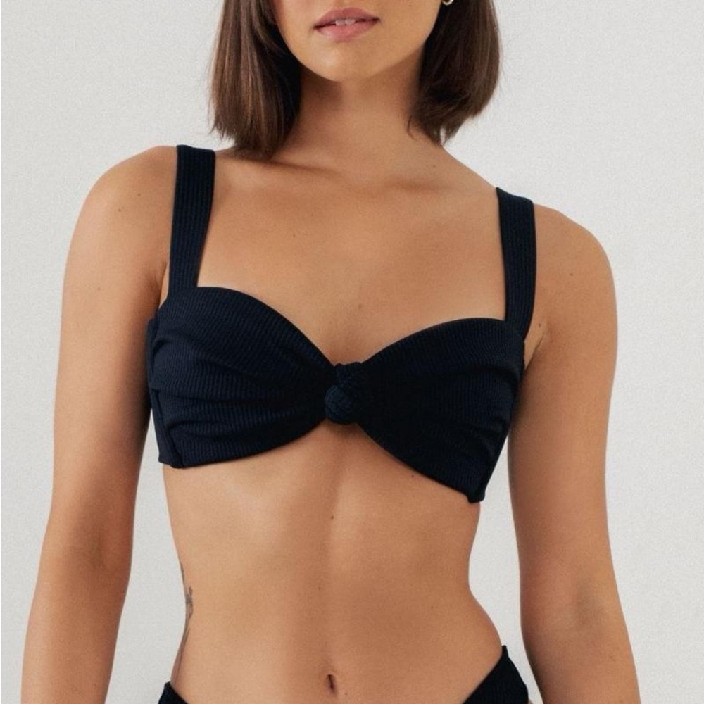 Montce Ribbed Bikini Top